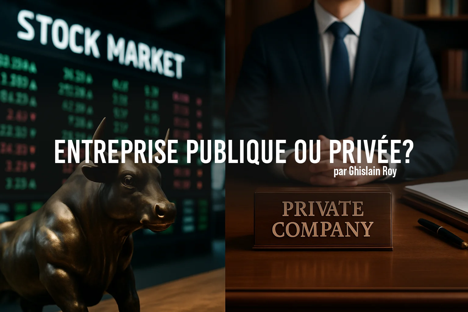 Fonder pour la Bourse ou Fonder pour le Contrôle ?